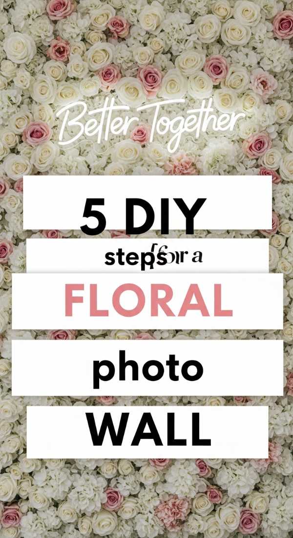 5 Diy Steps For A Floral Photo Wall 69f1a93f2e515
