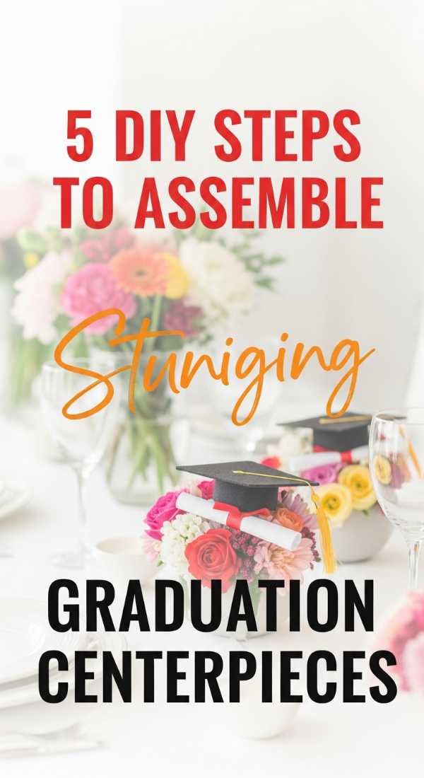 5 Diy Steps To Assemble Stunning Graduation Centerpieces 69e8f8d671bcf