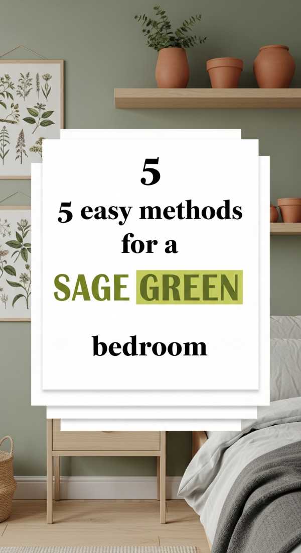 5 Easy Methods For A Sage Green Bedroom 69ee5bc465b22