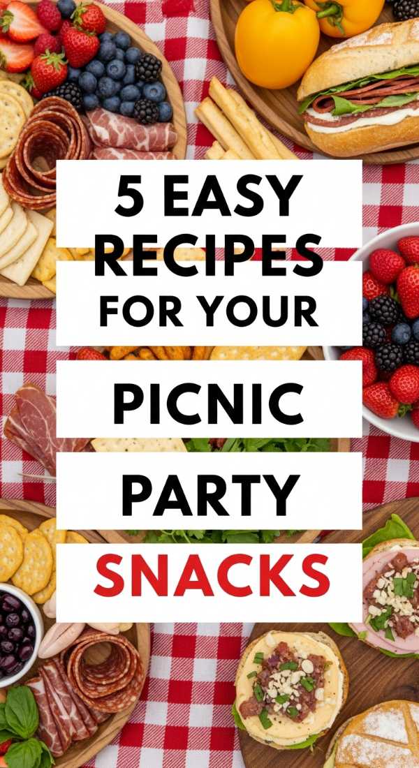 5 Easy Recipes For Your Picnic Party Snacks 69efae53d451e