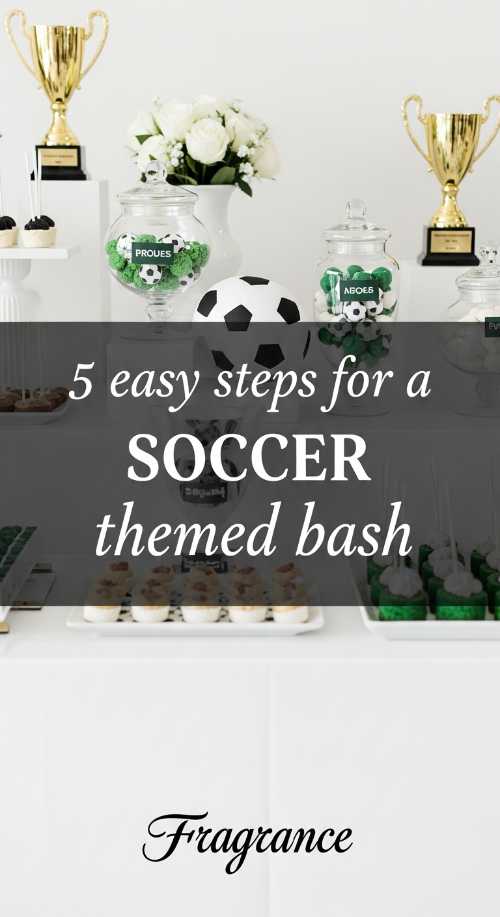 5 Easy Steps for a Modern Soccer Themed Bash