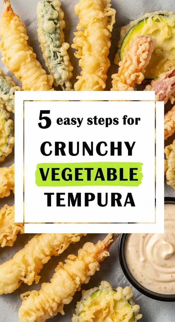 5 Easy Steps For Crunchy Vegetable Tempura 69e70ac8b71f5