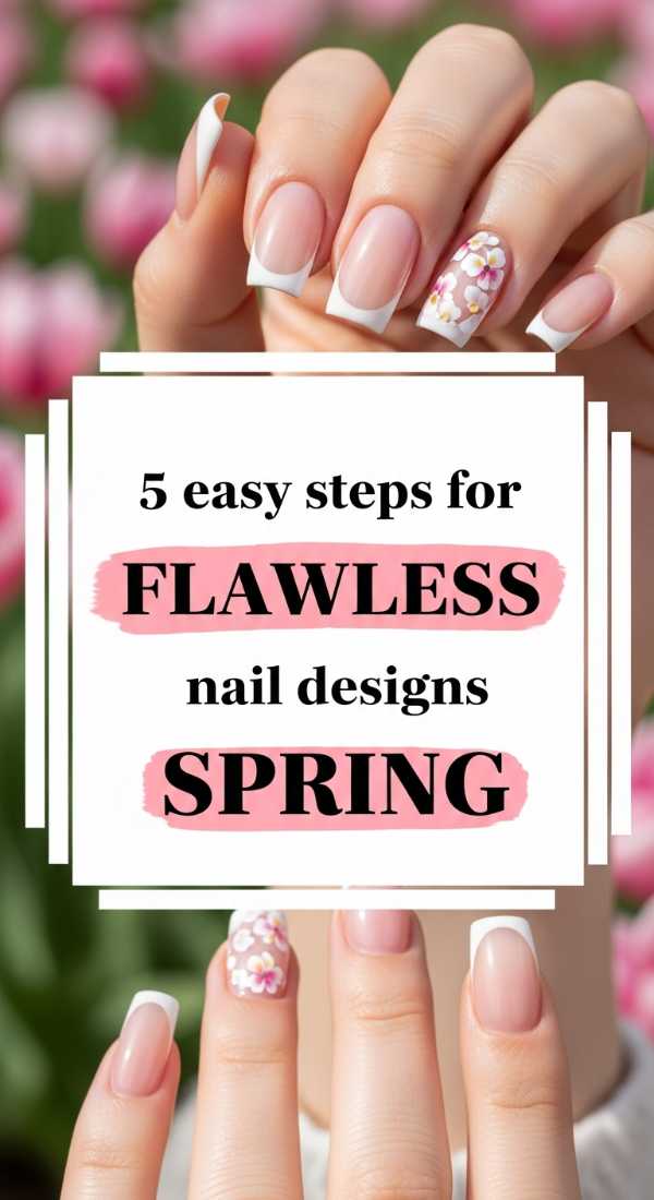 5 Easy Steps For Flawless Nail Designs Spring 69e780386c70b