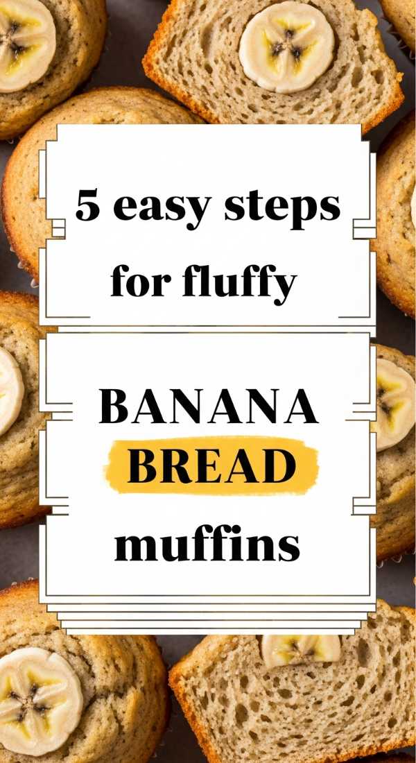 5 Easy Steps For Fluffy Banana Bread Muffins 69f05ab671743