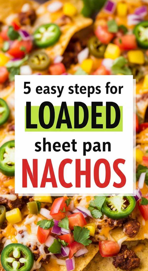 5 Easy Steps For Loaded Sheet Pan Nachos 69e20d2ac78e8