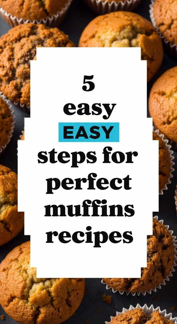 5 Easy Steps For Perfect Muffins Recipes 69edfa902b639
