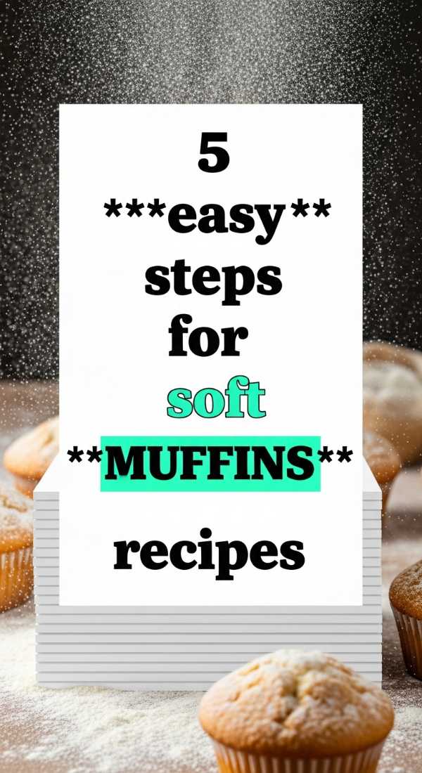 5 Easy Steps For Soft Muffins Recipes 69e46e470089c