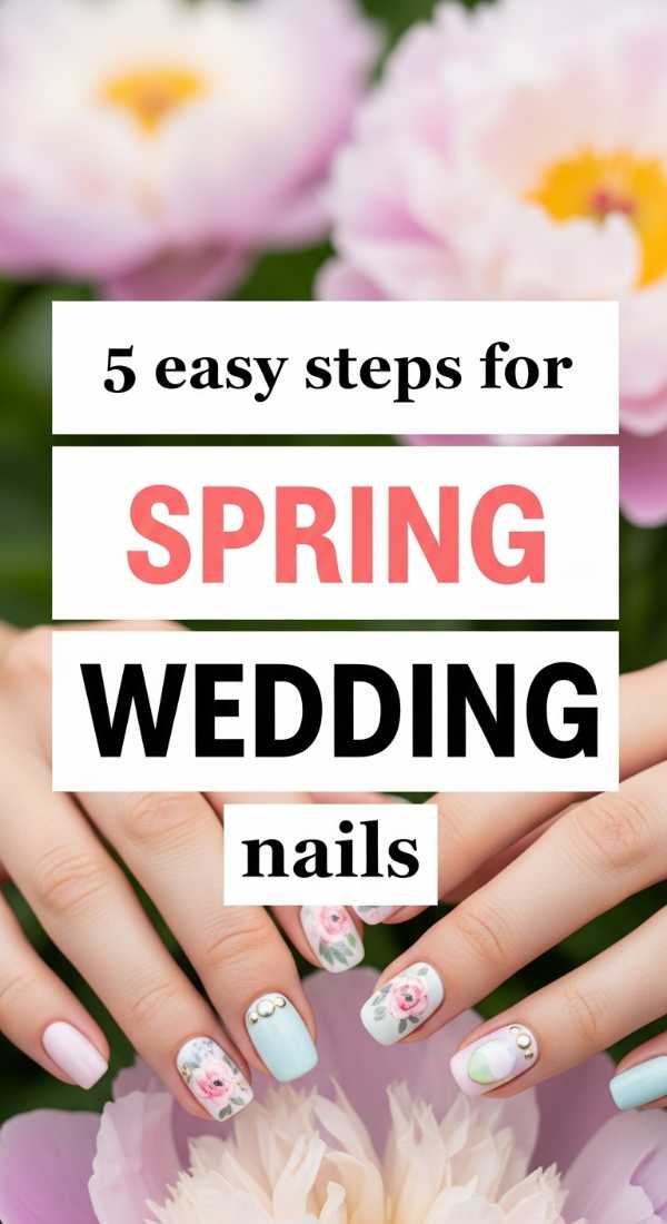 5 Easy Steps For Spring Wedding Nails 69ecefbdc55ce