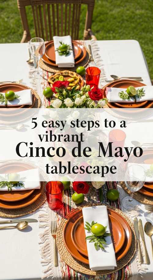 5 Easy Steps to a Vibrant Cinco de Mayo Tablescape