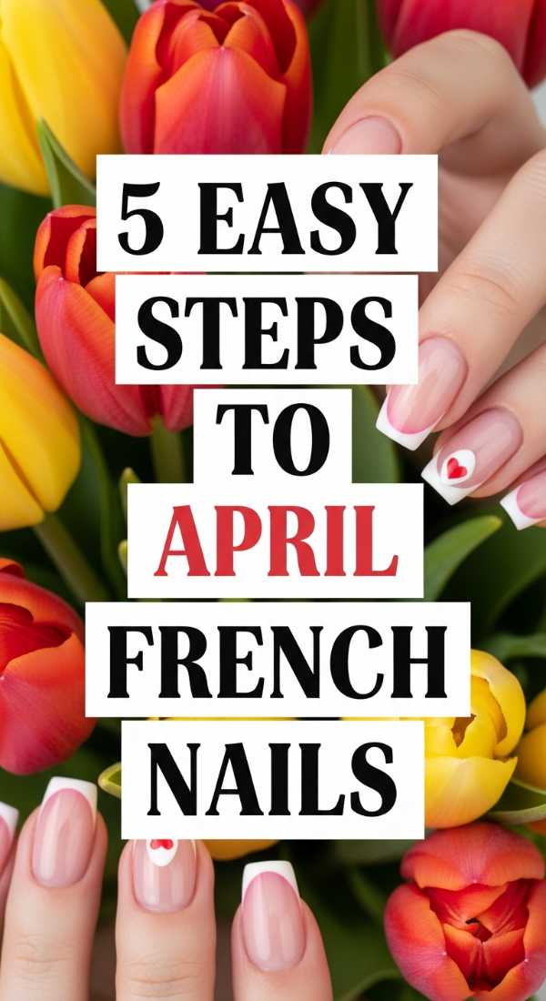 5 Easy Steps To April French Nails 69e3c1d2d3b16
