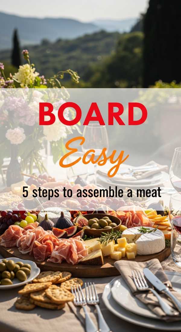 5 Easy Steps To Assemble A Meat Board 69ee4b611550e