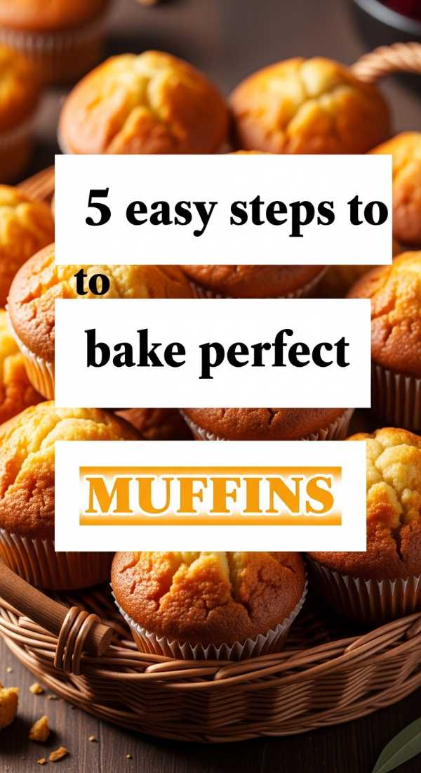 5 Easy Steps To Bake Perfect Muffins 69eb7e1280268