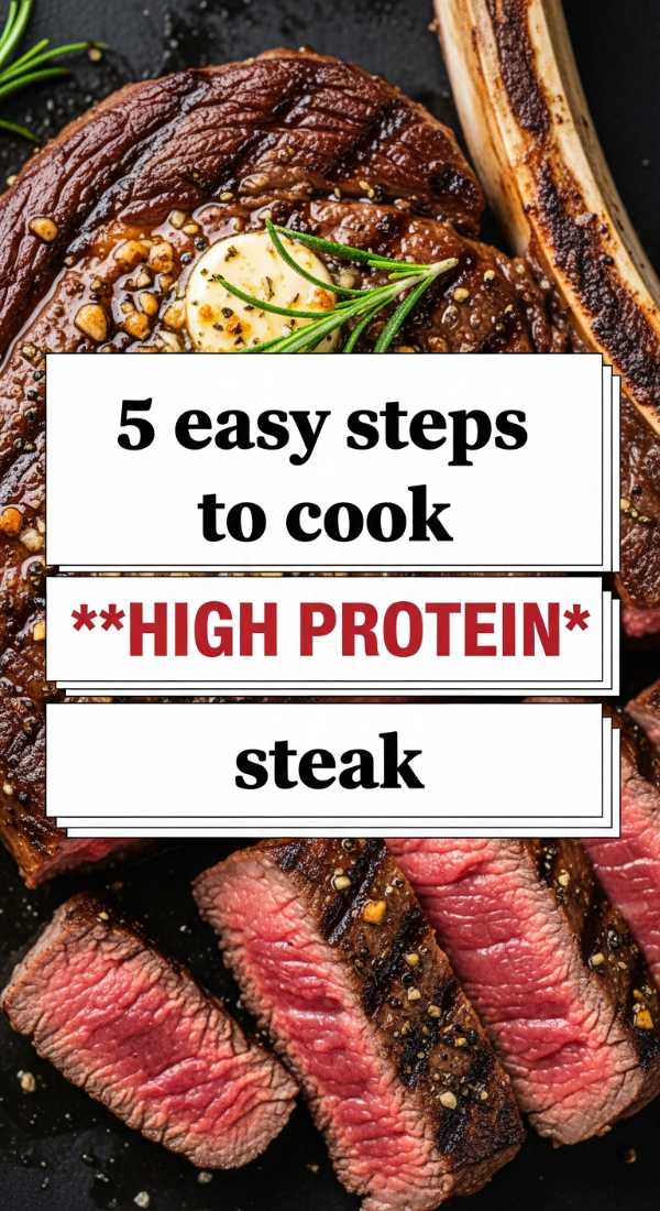 5 Easy Steps To Cook High Protein Steak 69edf40ac56e3