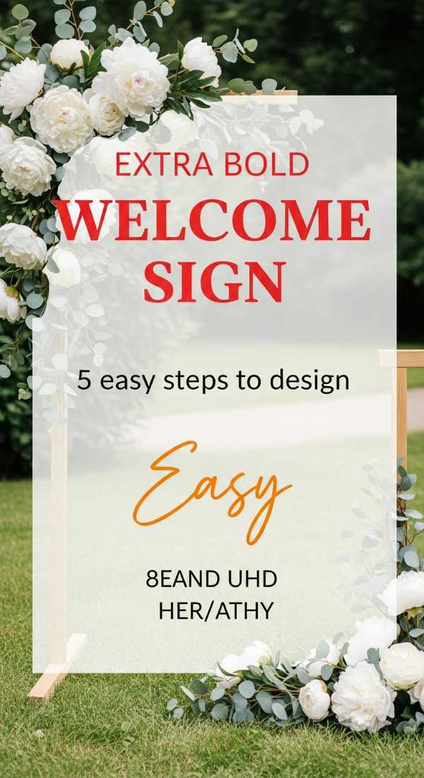 5 Easy Steps To Design Your Welcome Sign 69f2f0d6c5b82