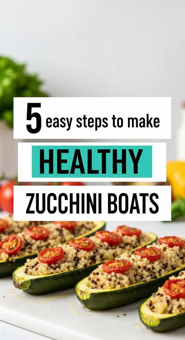 5 Easy Steps To Make Healthy Zucchini Boats 69e21f0ff0fb3