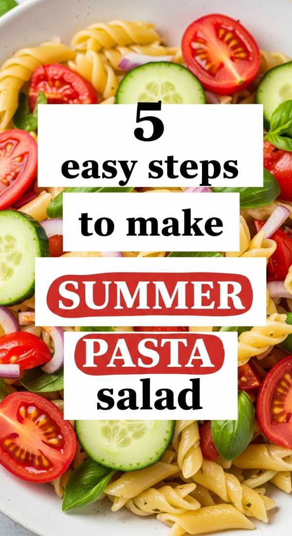 5 Easy Steps To Make Summer Pasta Salad 69e70bfa49895