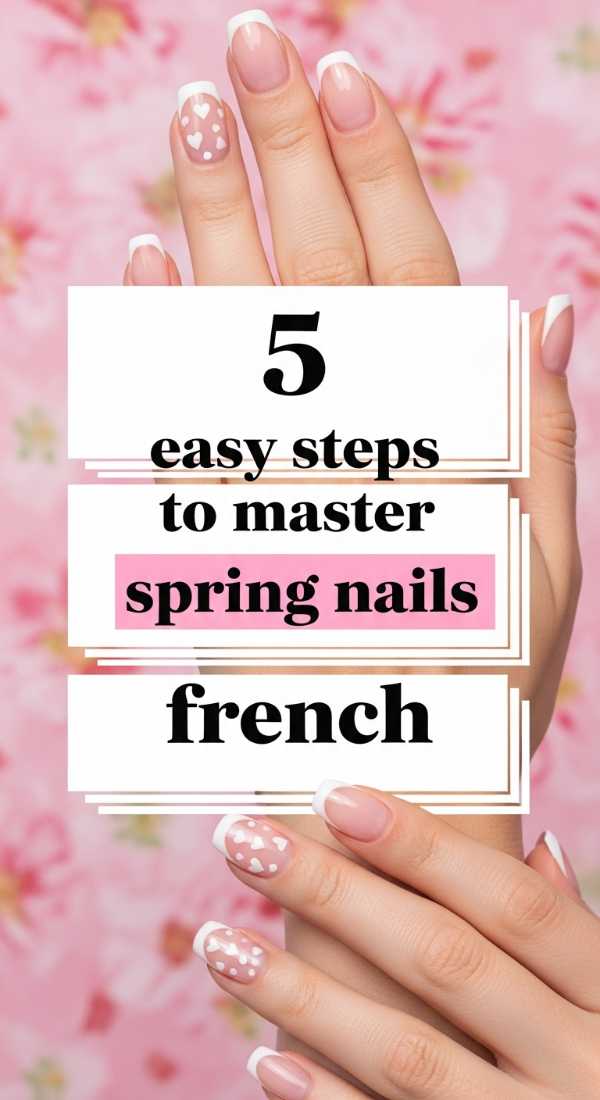 5 Easy Steps To Master Spring Nails French 69efb150c1edf