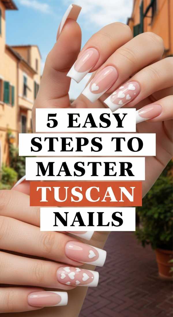 5 Easy Steps To Master Tuscan Nails 69ed0ab56e151