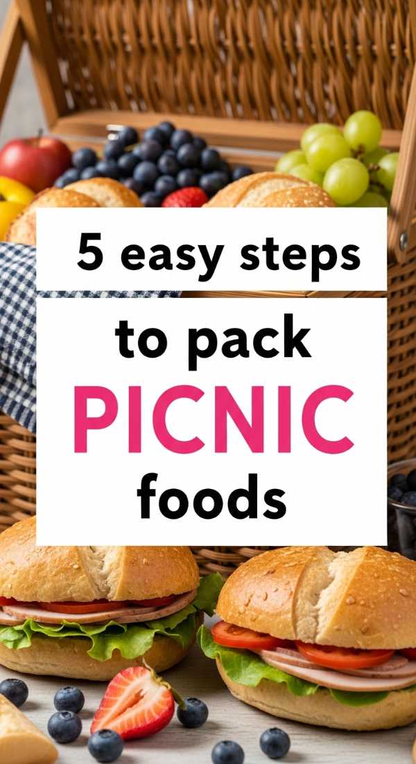 5 Easy Steps To Pack Picnic Foods 69ec86ebc952d