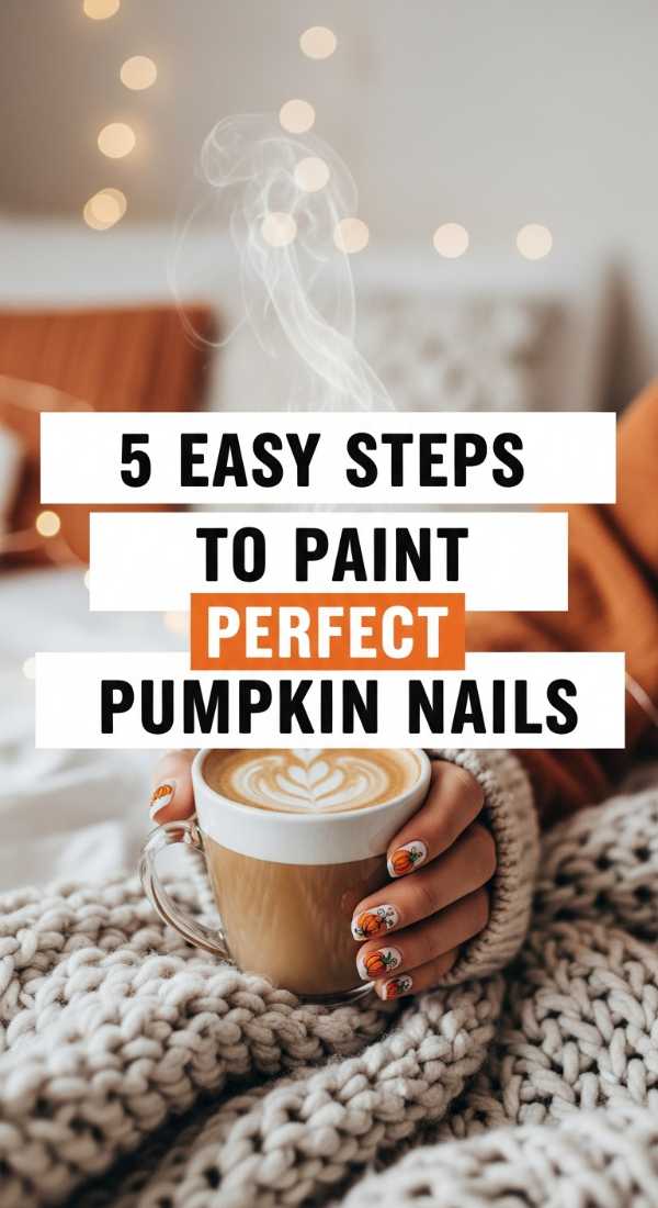 5 Easy Steps To Paint Perfect Pumpkin Nails 69e5286ae1409