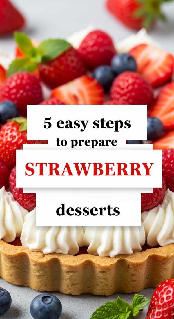 5 Easy Steps To Prepare Strawberry Desserts 69ef4b69b2241
