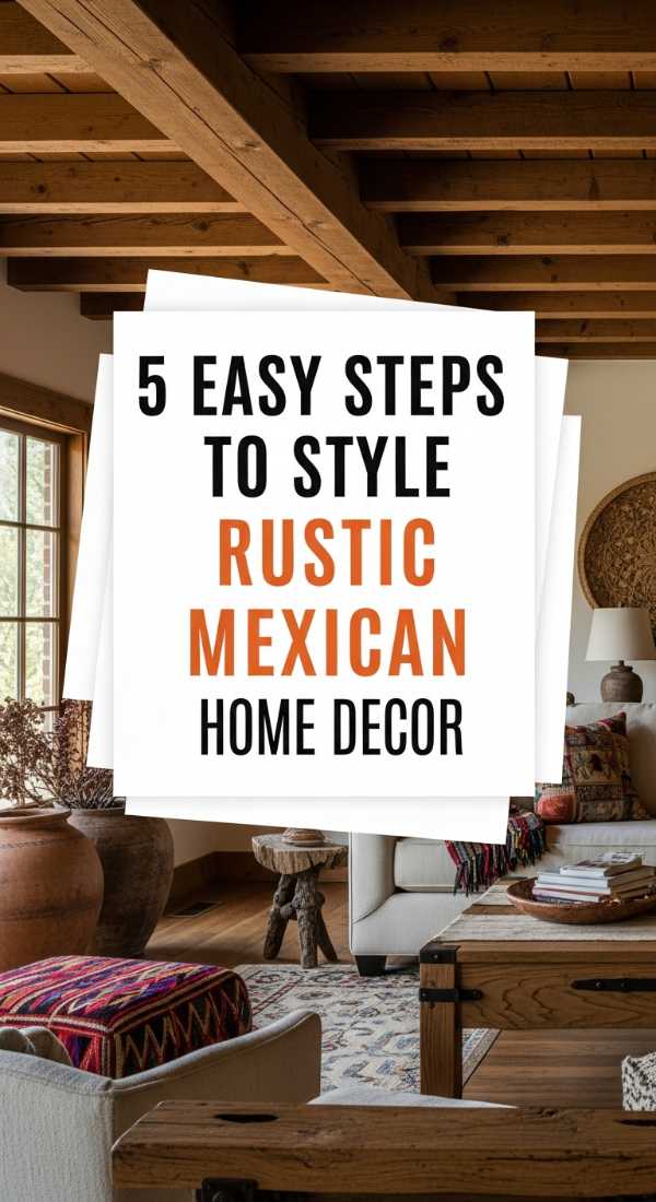5 Easy Steps To Style Rustic Mexican Home Decor 69e6498326738