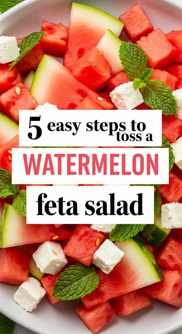 5 Easy Steps To Toss A Watermelon Feta Salad 69e70ad624009