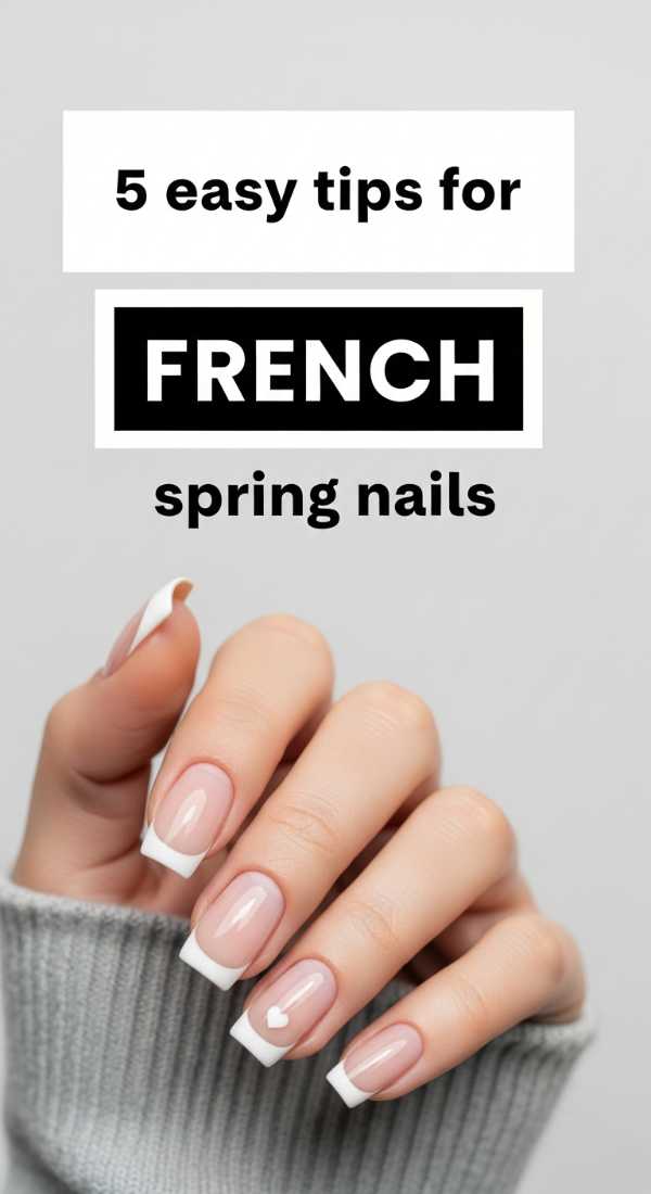 5 Easy Tips For French Spring Nails 69e5251ae4872