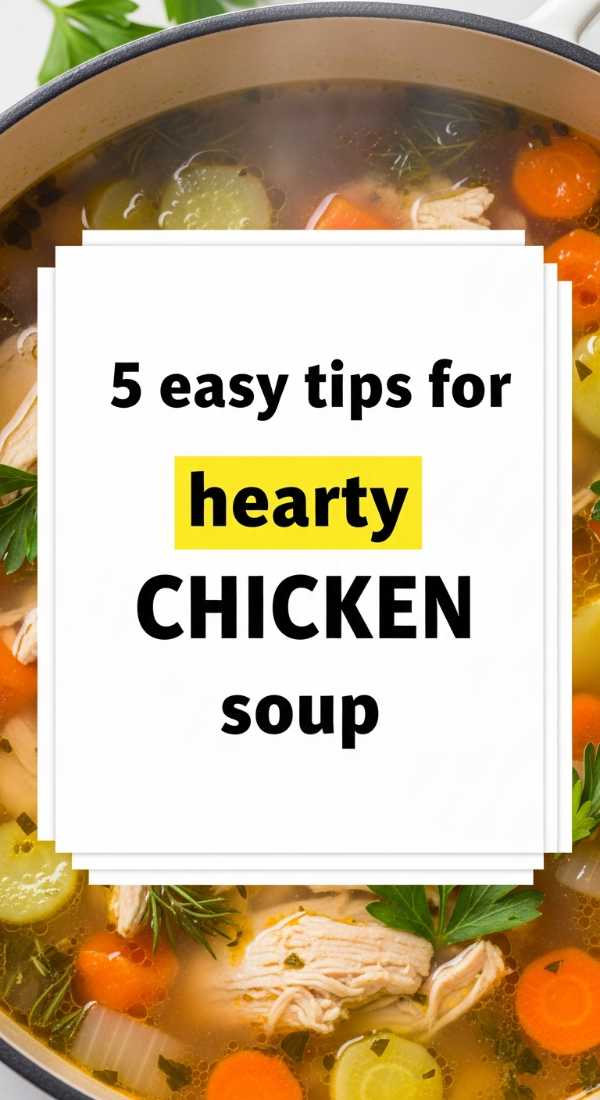 5 Easy Tips For Hearty Chicken Soup 69edf4007a0c3
