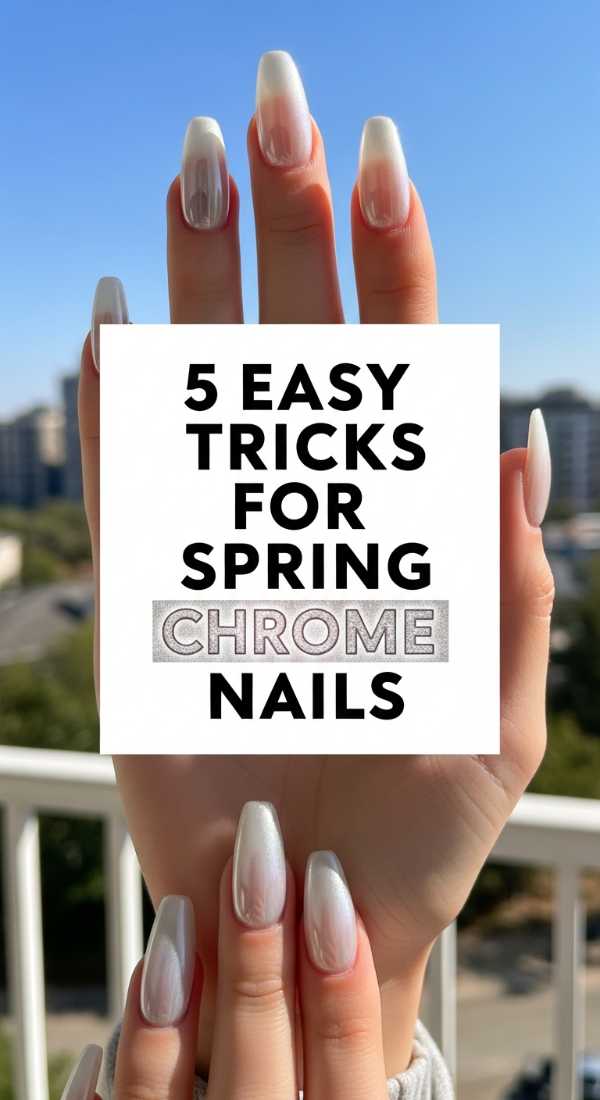 5 Easy Tricks For Spring Chrome Nails 69efb1646d445