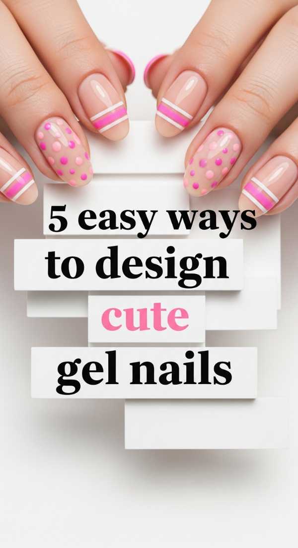 5 Easy Ways To Design Cute Gel Nails 69e660579865d