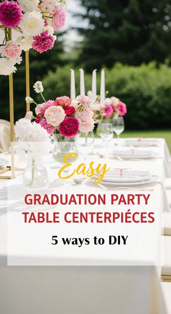 5 Easy Ways To Diy Graduation Party Table Centerpieces 69efa7bc1a8be