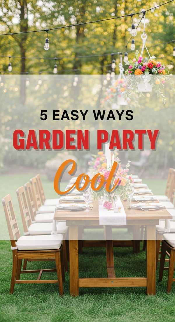 5 Easy Ways To Host A Garden Party 69e605d5ee5e6