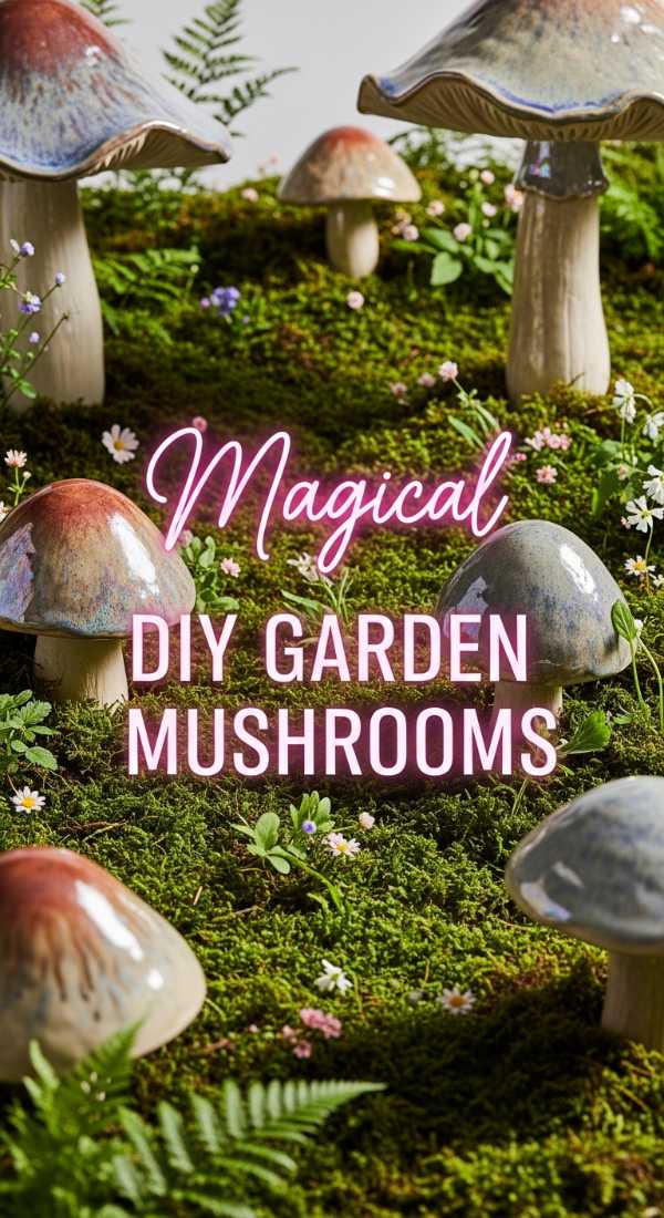 5 Easy Ways to Make DIY Mushroom Garden Decor
