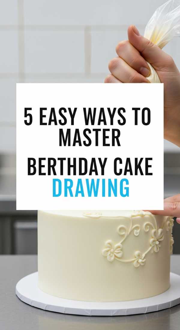 5 Easy Ways To Master Birthday Cake Drawing 69edfa7e031b1
