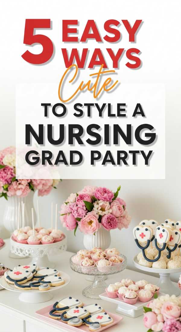 5 Easy Ways To Style A Nursing Grad Party 69e7303a6130f