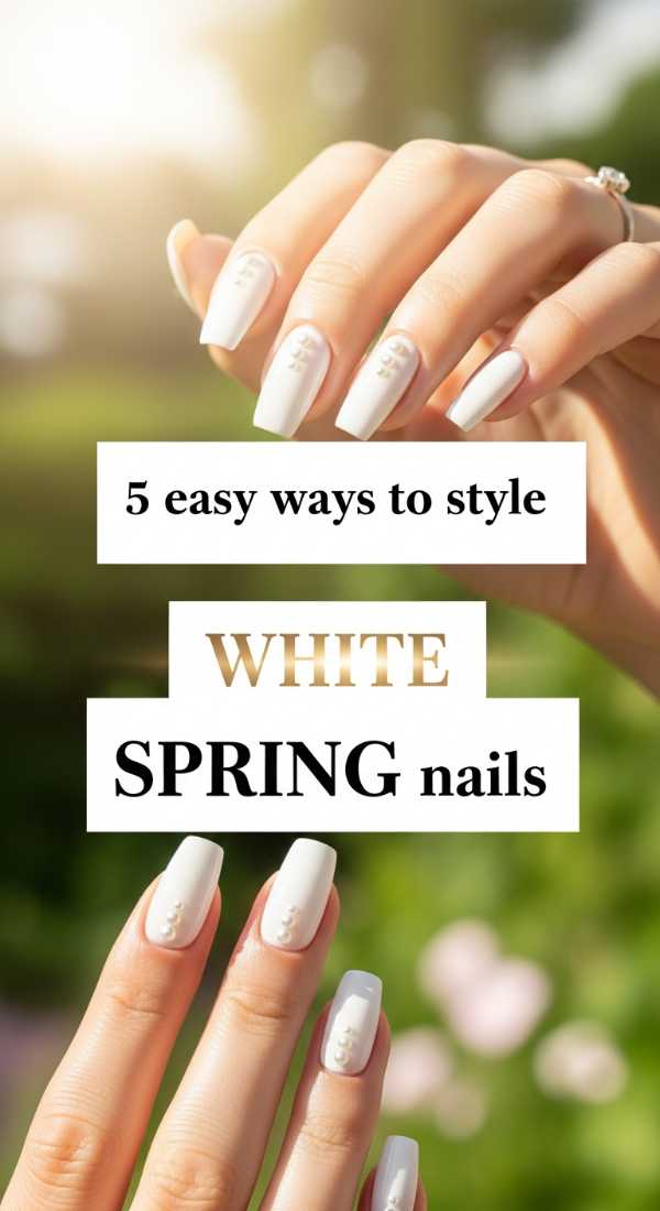 5 Easy Ways To Style White Spring Nails 69ed0bb0d5ad6