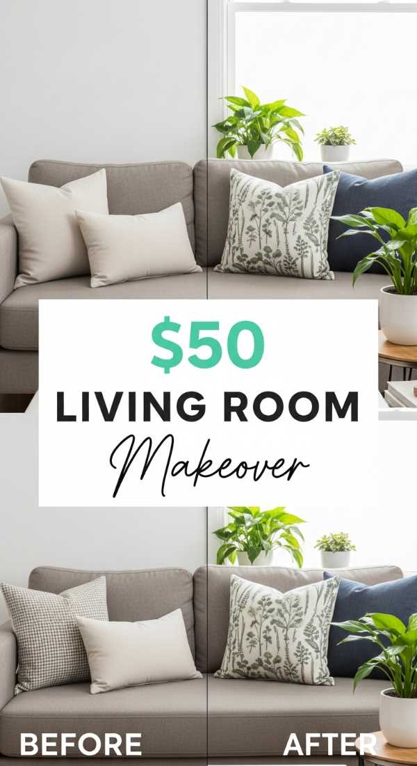 5 easy ways to transform your living room for under $50