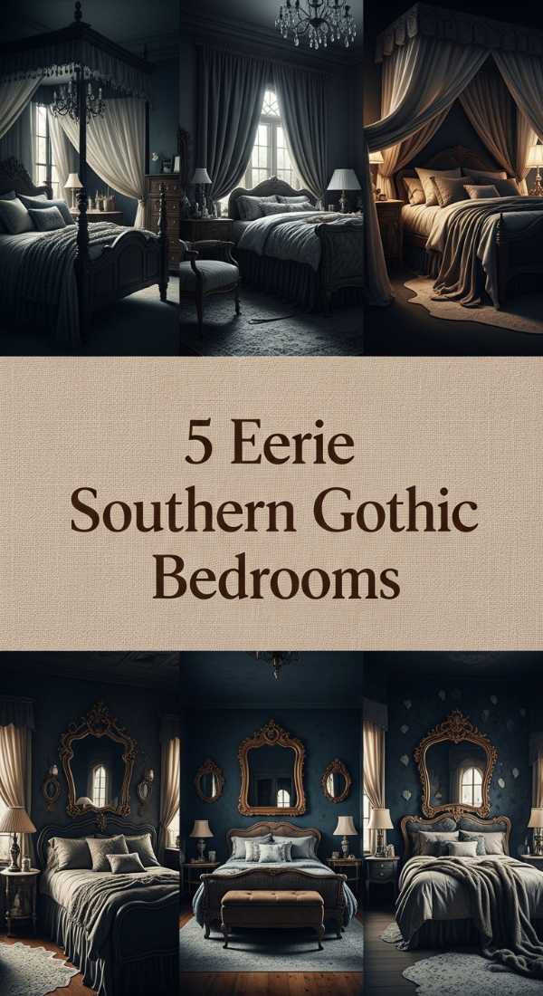 5 Eerie Southern Gothic Bedrooms 69f26b31ea0b1