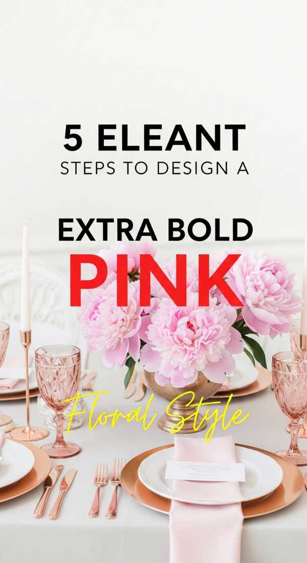 5 Elegant Steps To Design A Pink Floral Tablescape 69f0cce610570