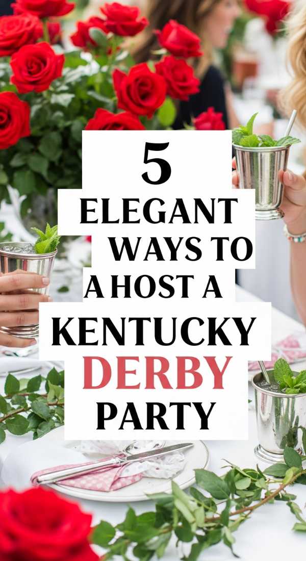 5 Elegant Ways To Host A Kentucky Derby Party 69e32c514dfd9