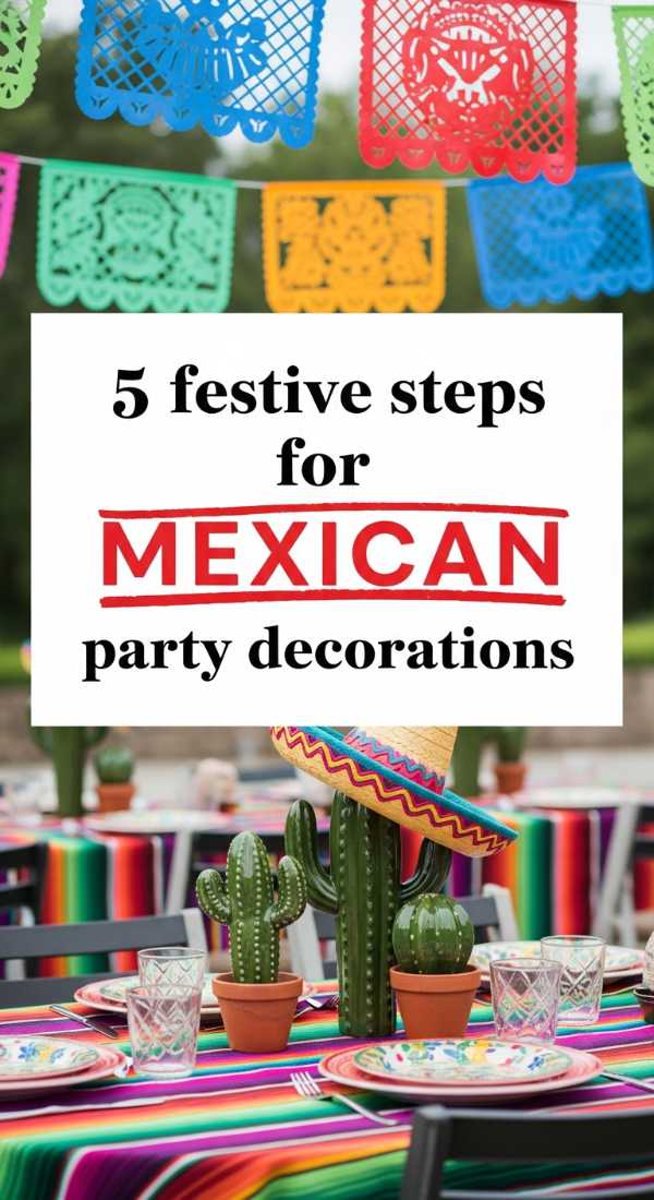 5 Festive Steps For Mexican Party Decorations 69e60f407fc44