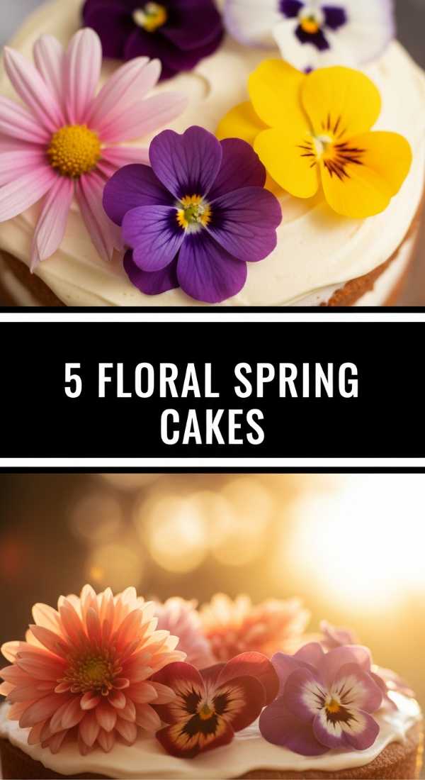 5 Floral Spring Cake Designs Step By Step Guide 69f2521b7f80a