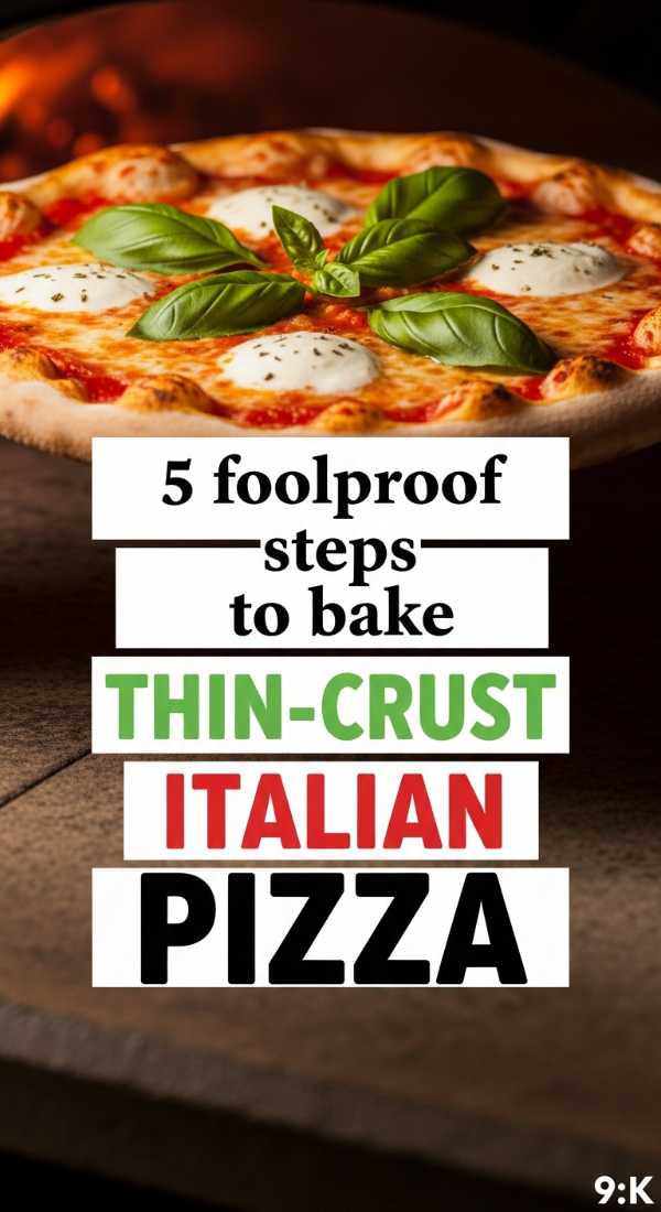 5 Foolproof Steps To Bake Thin Crust Italian Pizza 69e9fe66abd16