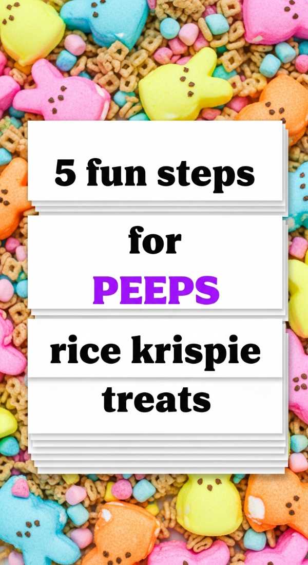 5 Fun Steps For Peeps Rice Krispie Treats 69e9b6dbcae93