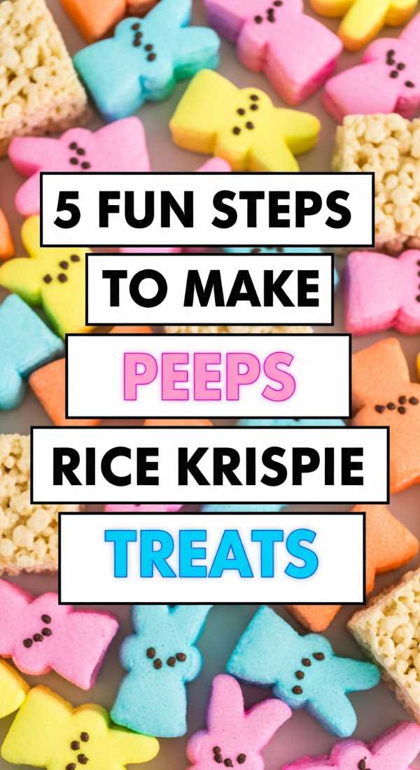5 Fun Steps To Make Peeps Rice Krispie Treats 69e70ad52372a