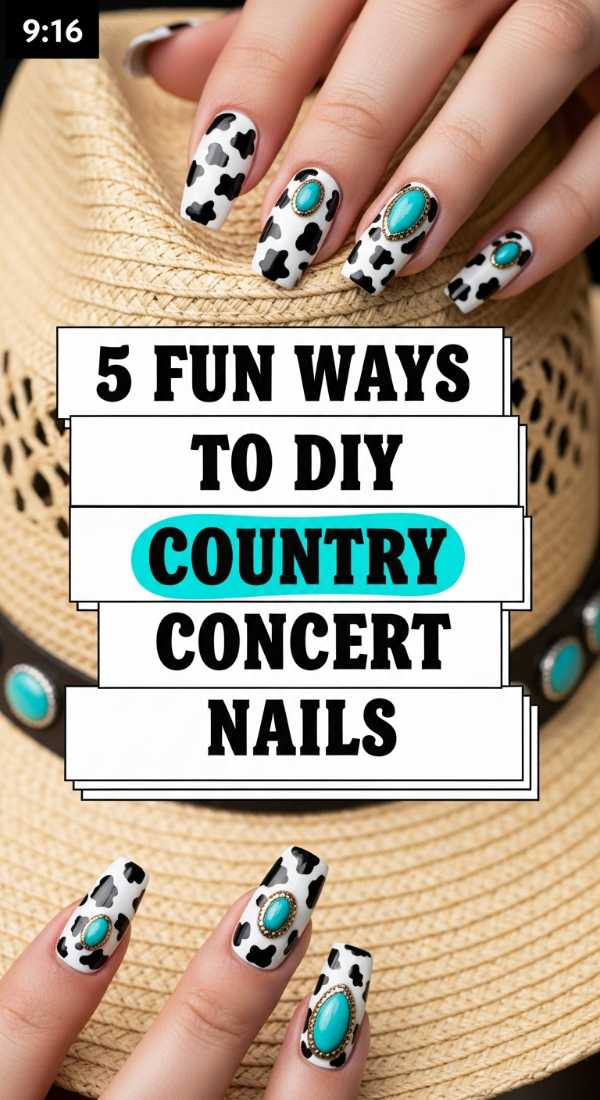 5 Fun Ways To Diy Country Concert Nails 69eba3b2b0b0d