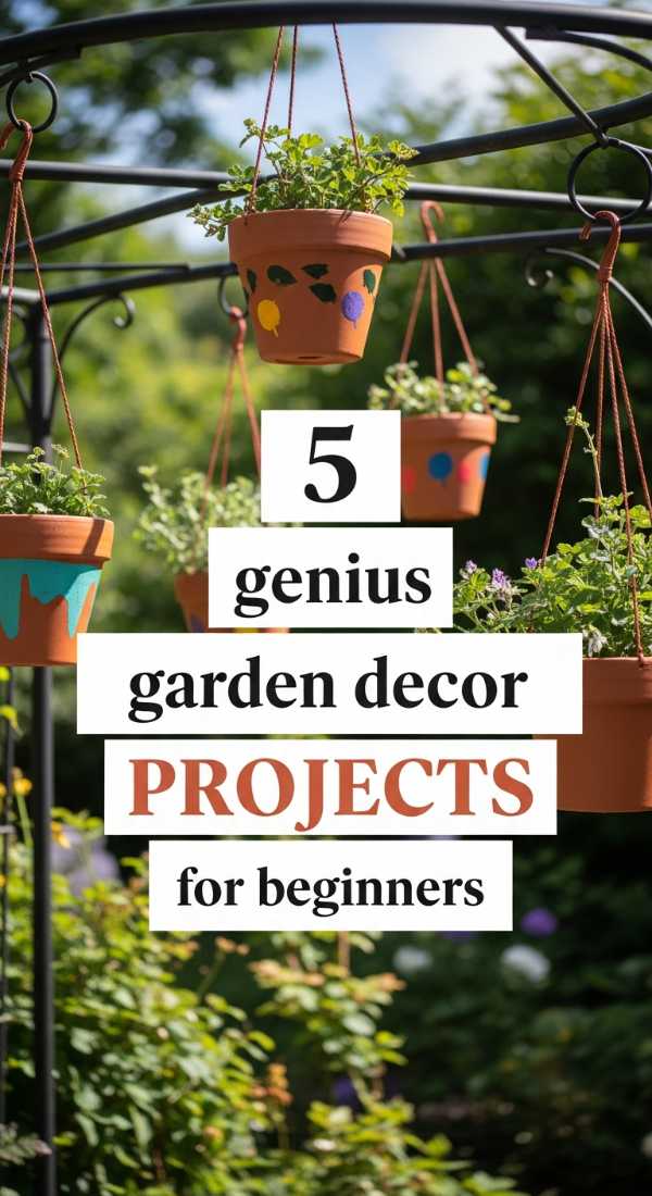 5 Genius Garden Decor Projects For Beginners 69f1b1d82e896