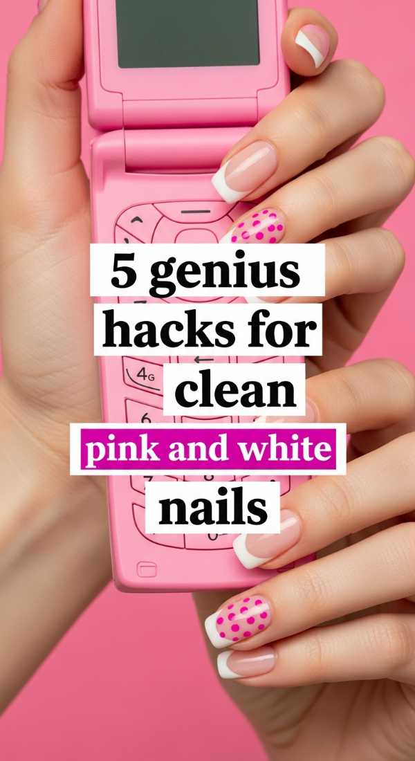 5 Genius Hacks For Clean Pink And White Nails 69ed0bcb7ce8f