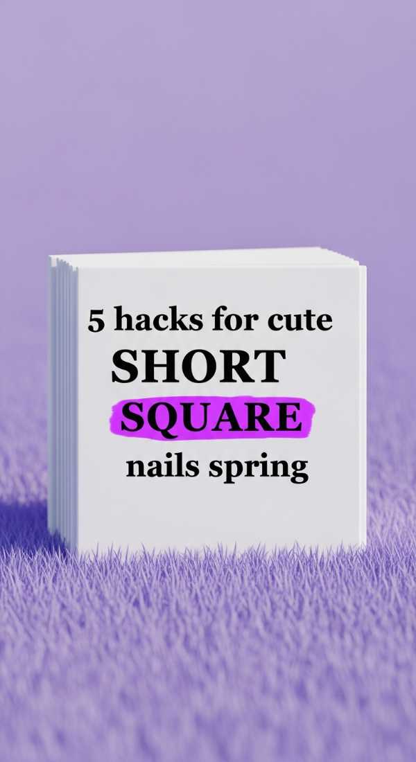 5 Hacks For Cute Short Square Nails Spring 69ea68a5d8ed5